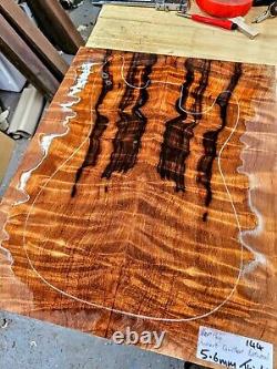 Quilted Ancient Quilted Redwood Bookmatched Set Guitar Bass Top Luthier Supplies