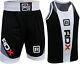 Rdx Boxing Gym Vest & Shorts Set Suit Mma Mens Wear Rash Guard Muay Thai Top