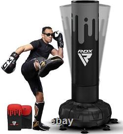 RDX Free Standing Punch Bag with Gloves, 6ft XXL Heavy Duty Adult Pedestal Bag