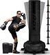 Rdx Free Standing Punch Bag With Gloves, 6ft Xxl Heavy Duty Adult Pedestal Bag