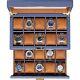 Rothwell 20 Slot Leather Watch Box Luxury Watch Case Display Jewelry Organizer