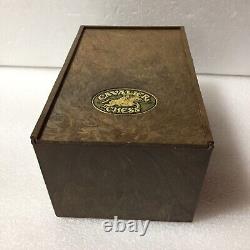 Rare Cavalier Tournament Staunton Chess Set Weighted Pieces In Box Excellent