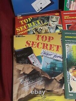 Rare TSR 7006 Top Secret RPG Boxed Set Plus 6 spy mission Module RPGA gift game