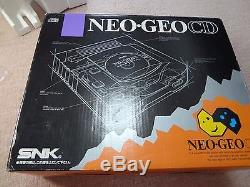 SNK NEO GEO CD Console System TOP LOADING box set Tested Work