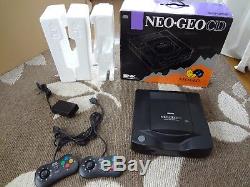 SNK NEO GEO CD Console System TOP LOADING box set Tested Work 2