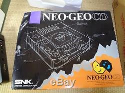 SNK NEO GEO CD Console System TOP LOADING box set Tested Work 3