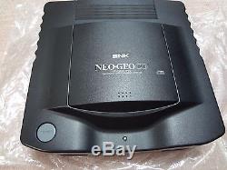 SNK NEO GEO CD Console System TOP LOADING game box set Tested Work