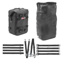 Set 3x Pannier Lid Bag for aluminium side cases / top boxes Bagtecs KH2
