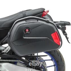 Set SB22 Motorcycle panniers + rack + Top Box universal Bagtecs