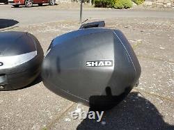 Shad Panniers And Top Box Set With Brackets For A Yamaha YS 125