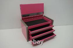 Snap-On Micro Roll Cab BOTTOM & TOP chest SET Mini Tool Box Pink. Brand NEW