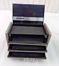 Snap-On Micro Tool Box Bottom & Top Chest Set Mini Black