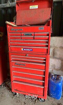 Snap On Tool Boxes- Roll Cab & Top Boxes Inc Range Of Tools And Tap And Die Sets