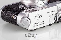Super Top Leica Leitz Wetzlar M4 + Summicron 2/35 8 Elements Set Boxed Near Mint