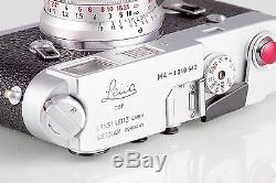 Super Top Leica Leitz Wetzlar M4 + Summicron 2/35 8 Elements Set Boxed near Mint