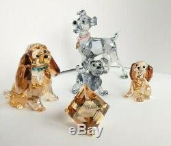 Swarovski Disney Lady and the Tramp Set TOP ZUSTAND MINT IN BOXES