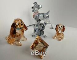 Swarovski Disney Lady and the Tramp Set TOP ZUSTAND MINT IN BOXES