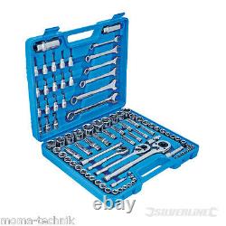 TOP Cases & tool 90-pcs. Ratchet Keys Ratchet box 1 2 1/4 3/8 SL868818