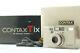 Top Mint In Box? Contax Tix Point & Shoot Aps Film Camera From Japan #1099