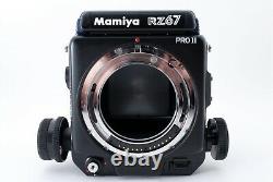 TOP MINT in BOX SET? Mamiya RZ67 Pro II WLF Body Camera with 120 Film Back JAPAN