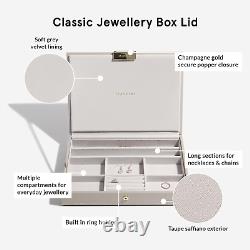 Taupe Classic Medium Jewellery Box, Set of 5