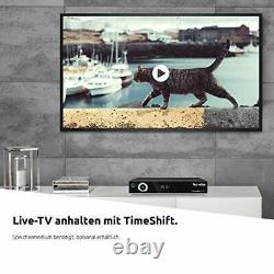 Technibox UHD S TV set-top box Satellite 4K Ultra HD Black