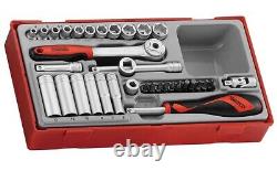Teng Tools TC806SV 8 Series 6 Drawer Top Tool Box Storage Chest + TT0140S Kit