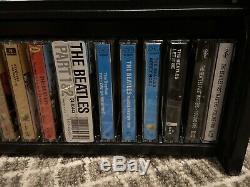 The BEATLES DELUXE BOX SET 16 CASSETTE Wooden Roll Top Collection Apple C4