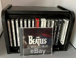 The Beatles 16 CD Wooden Roll Top Box Set Inblack And Gold. Booklet Is Included
