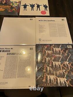 The Beatles Wood Roll Top Vinyl LP Storage Box W Book 14 Sealed Record Set #2281