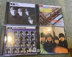 The Beatles Wooden Black Bread Box Roll Top 16 CD Box Set 10 Pounds! + Book