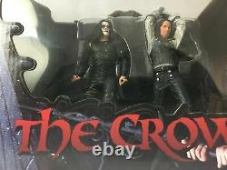 The Crow Boxed Set-Eric Draven Vs. Top Dollar Action Figures and Rooftop Battle