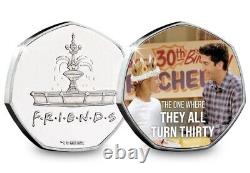The Official Friends Top Episodes 50p Shaped Coin Box Set / Limited edition