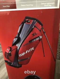 Top Flite XL 13 Piece Golf Set Mens Complete Set Stand Bag in Orig Box Free Ship