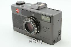 Top Mint in Box Leica minilux Zoom Black BOGNER Leather Case set from Japan
