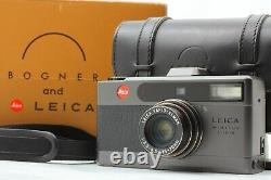 Top Mint in Case & Box Leica minilux Zoom Black Camera Bogner Set from Japan