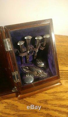 Top Quality Silver Manicure Set & Photo Frame Box -sampson Mordan H/m B'ham 1920