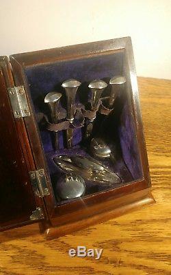 Top Quality Silver Manicure Set & Photo Frame Box -sampson Mordan H/m B'ham 1920