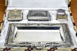 Top Quality! Smoking Set Ashtray Boxed Presented By General Soeharto Indonesia