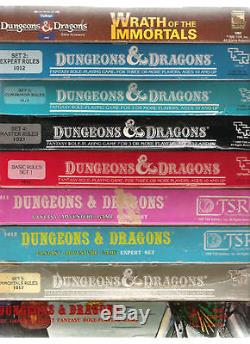 Tsr D&d Dungeons & Dragons Boxed Sets Basic Expert Master Companion Immortal +++