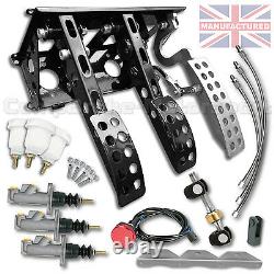 Universal Top Mounted Hydraulic Pedal Box Kit Sportline 3-Pedal
