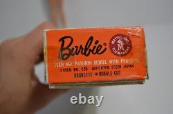 VINTAGE BARBIE Midge #850 Bubble Cut Brunette #916 COMMUTER SET Complete ORG Box