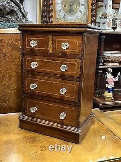 Victorian set Of table top drawers. Make Great Jewellery Box