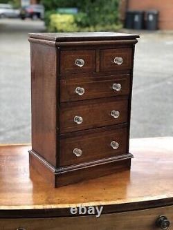 Victorian set Of table top drawers. Make Great Jewellery Box