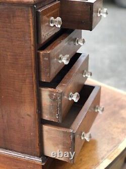 Victorian set Of table top drawers. Make Great Jewellery Box