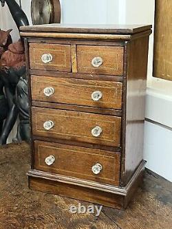 Victorian set of table top Jewellery/ collectors drawers