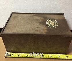 Vintage Chess Set Cavalier #1491 Weighted Pieces With Box -4 King