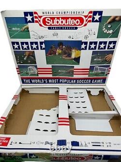 Vintage Subbuteo USA World Champion v Germany Boxed Table Top Soccer Game Set