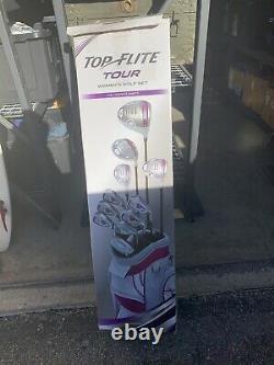 Women's Top Flite Tour Golf Club Set With Original Box