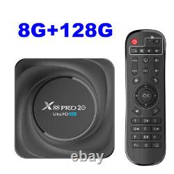 X88 PRO20 TV Box Android 11.0 8K Quad Core 8G+128G USB 3.0 Dual WiFi Set Top Box